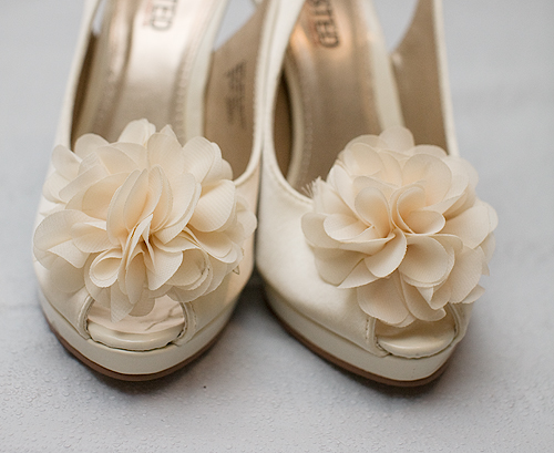 cream wedding shoes